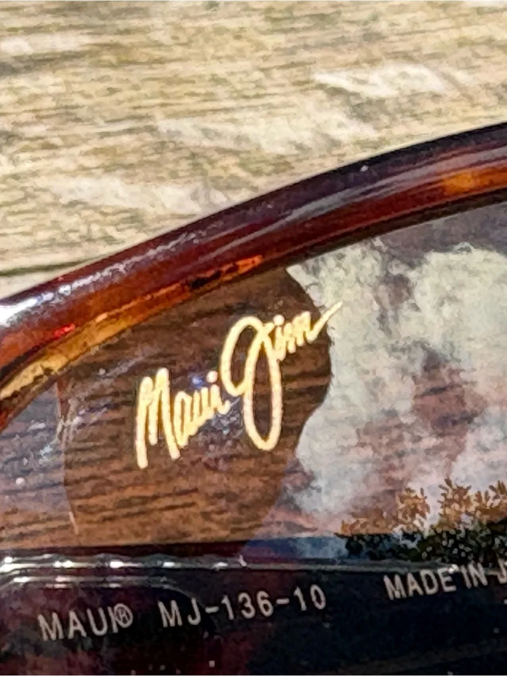 Maui Jim Tortoise Frame Sunglasses with Brown Lenses